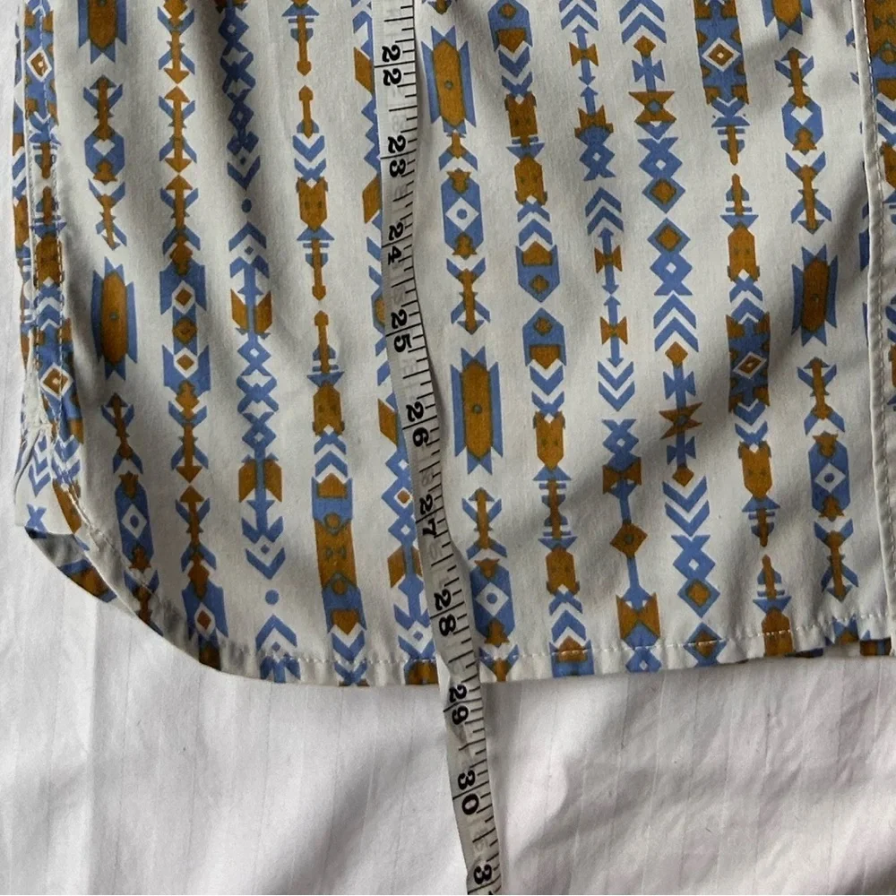 The North Face Aztec Print Buttondown Size Medium